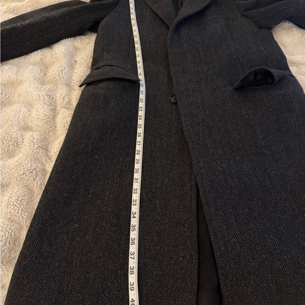 Brooks Brothers Black and Gray Overcoat - Picture 13 of 14